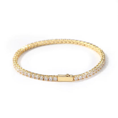 2mm 3mm 4mm 5mm 8mm wide single row tennis chain