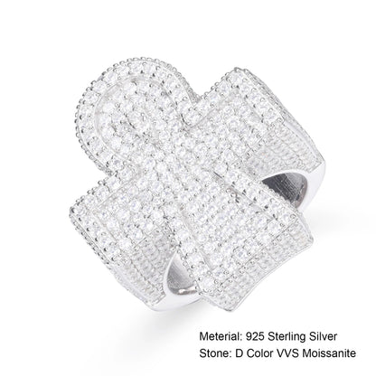 VVS Diamond Icy Crystal Cross Ring