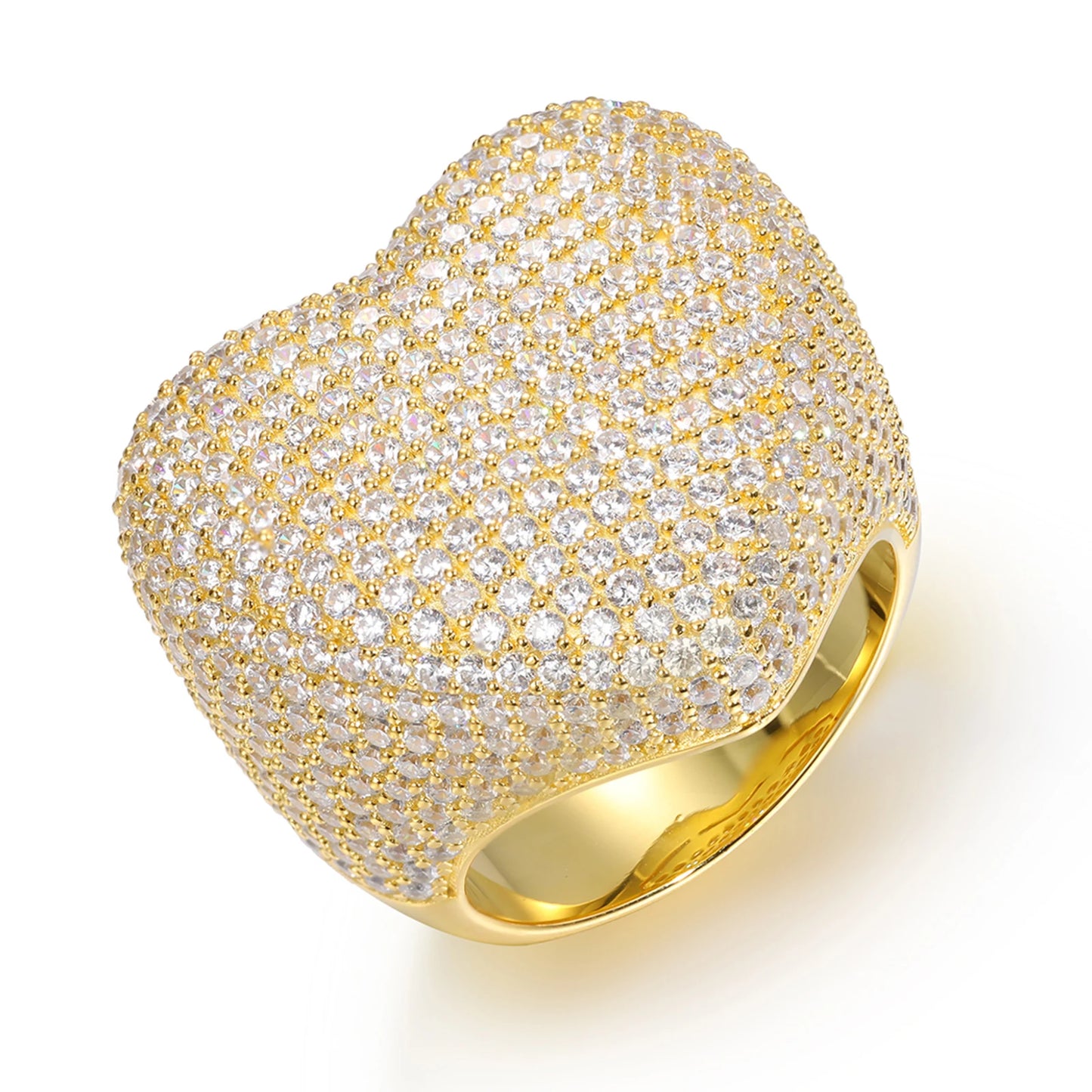 Hip Hop Heart VVS Diamond Ring