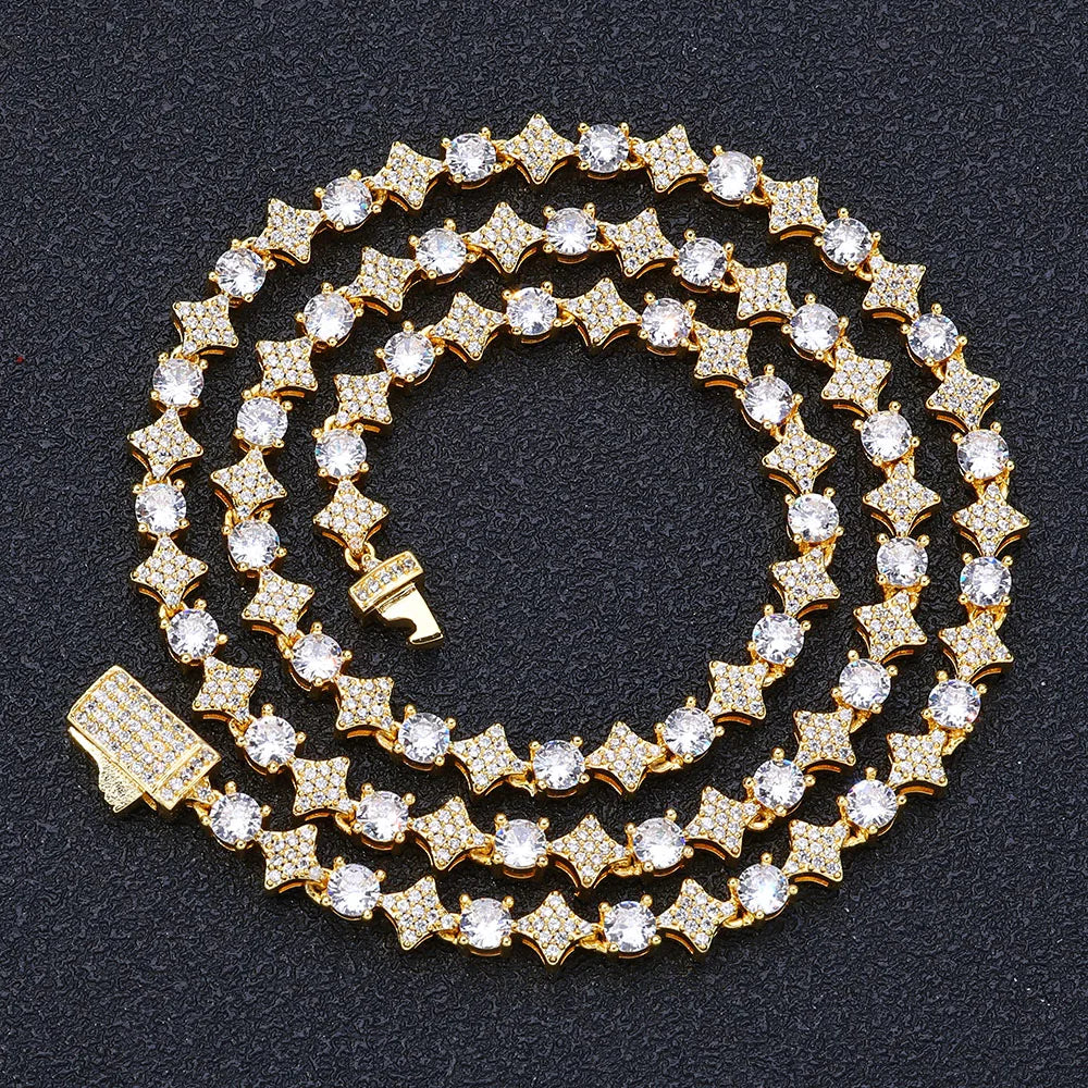 6mm Sparkling Diamond Tennis Chain