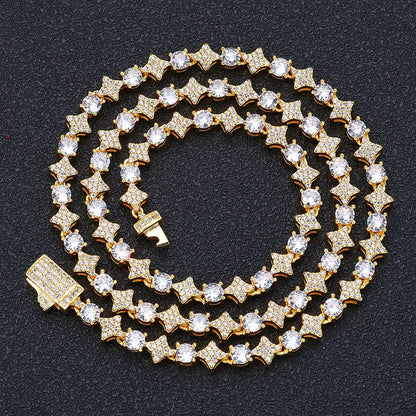 6mm Sparkling Diamond Tennis Chain