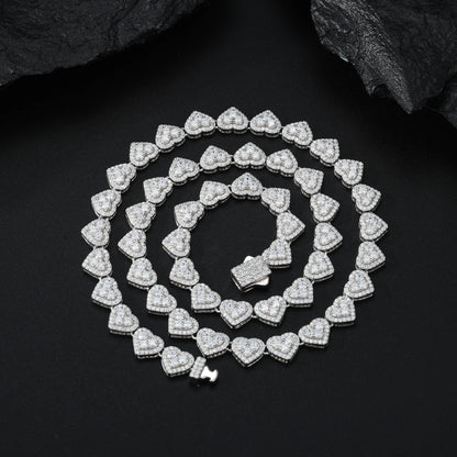 8mm 925 sterling silver tennis chain