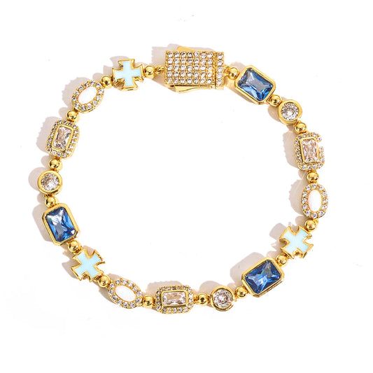 6mm Cross Bracelet