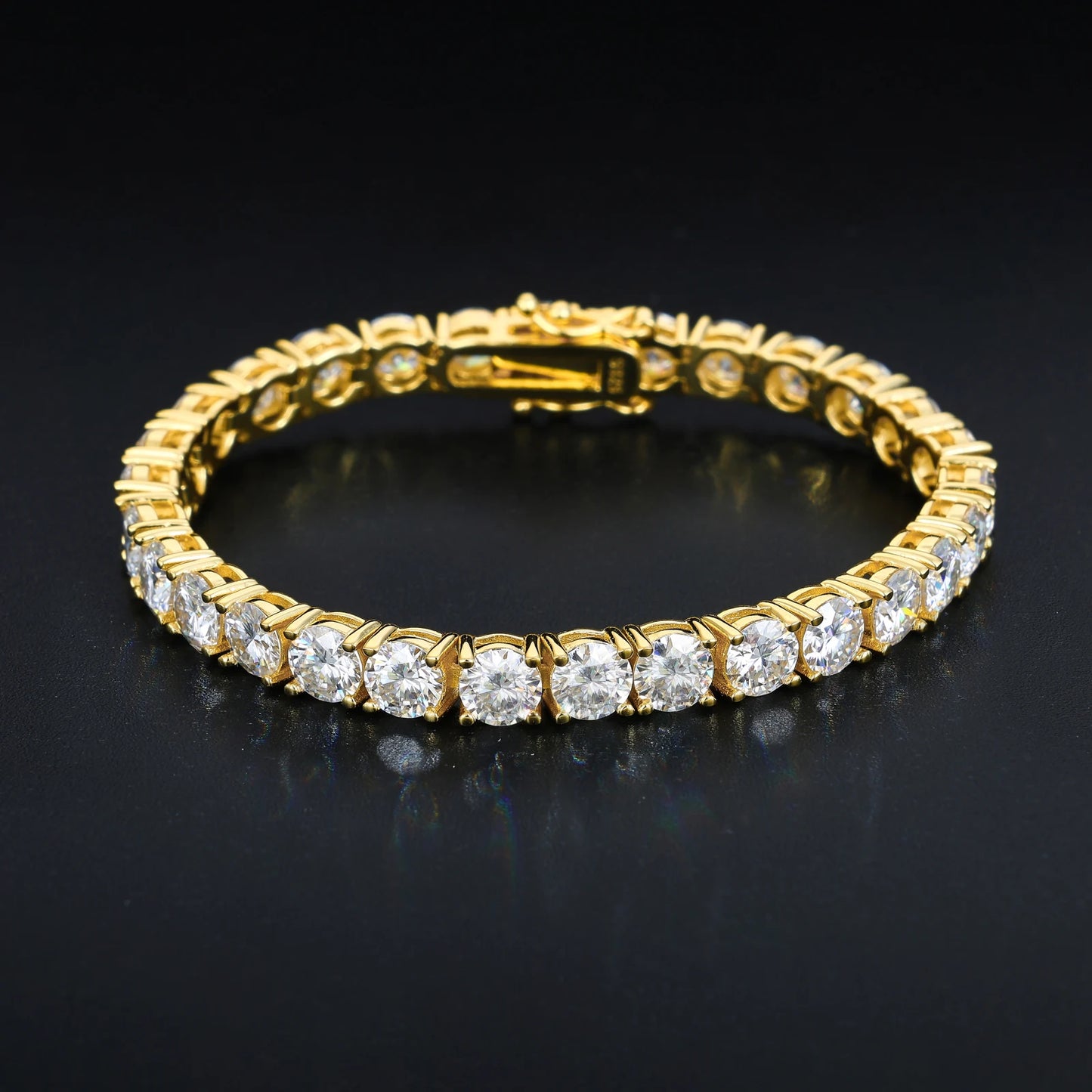 2mm-6mm VVS Moissanite Diamond Tennis Bracelet