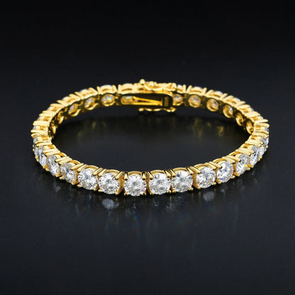 2mm-6mm VVS Moissanite Diamond Tennis Bracelet