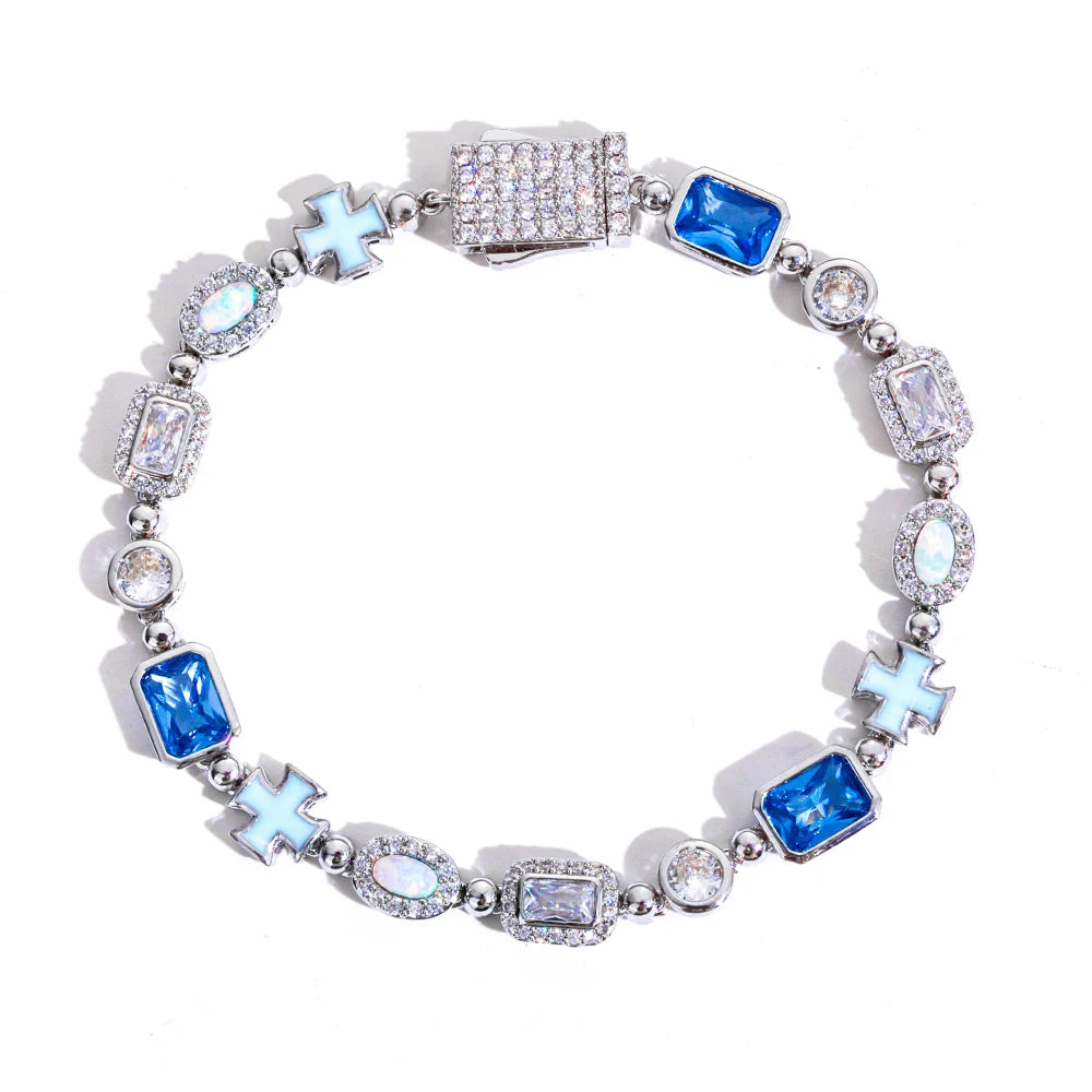 6mm Cross Bracelet