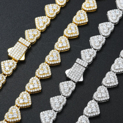 8mm 925 sterling silver tennis chain