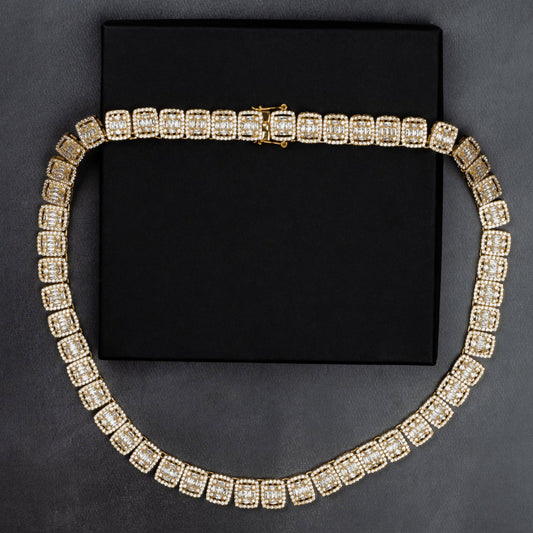 12mm Baguette Tennis Chain