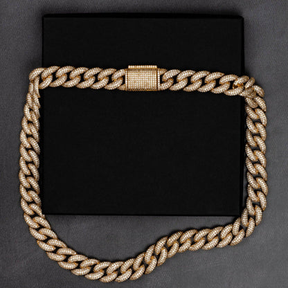 12mm Iced Miami Cuban Chain