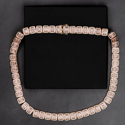 12mm Baguette Tennis Chain