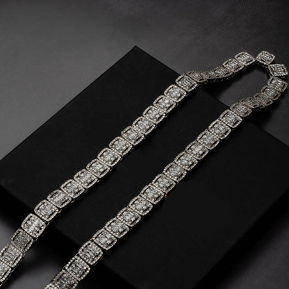12mm Baguette Tennis Chain