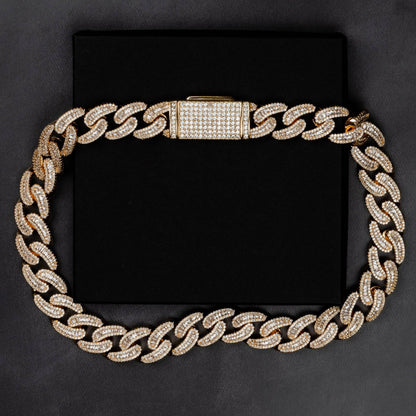 18mm Baguette Miami Cuban Chain
