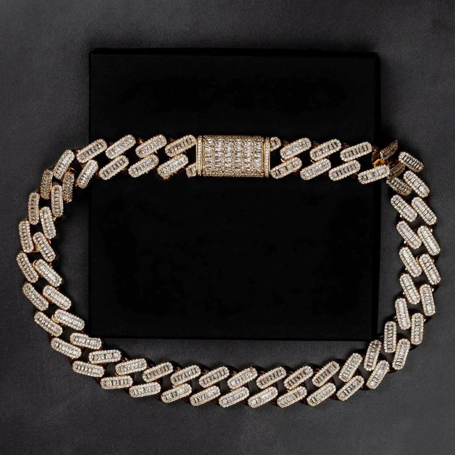 20mm Baguette Cuban Chain