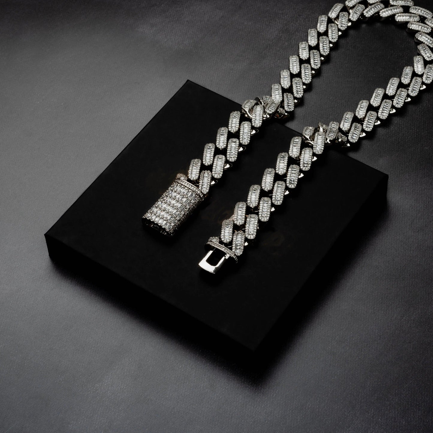 20mm Baguette Cuban Chain