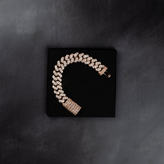 20mm Baguette Prong Bracelet