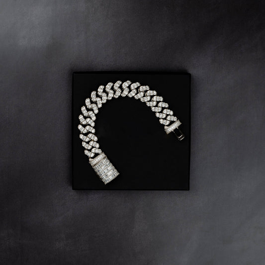 20mm Baguette Prong Bracelet