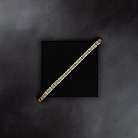 9mm Baguette Bracelet