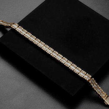 14mm Baguette Bracelet