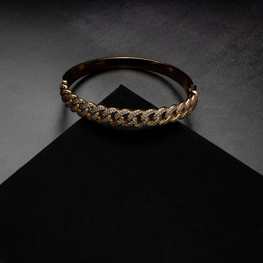 10mm Cuban Bangle Bracelet