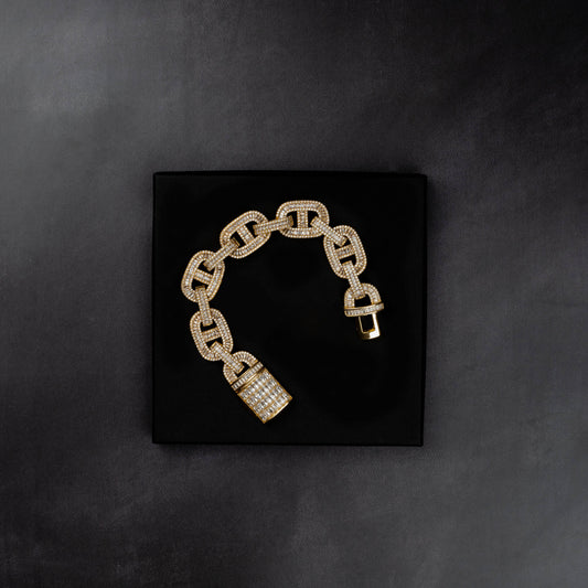 18mm Mariner Baguette Bracelet