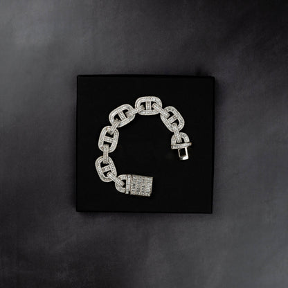 18mm Mariner Baguette Bracelet