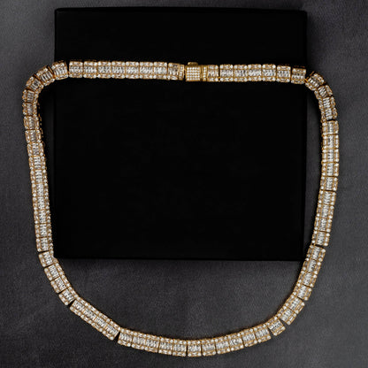 9mm Square Baguette Chain