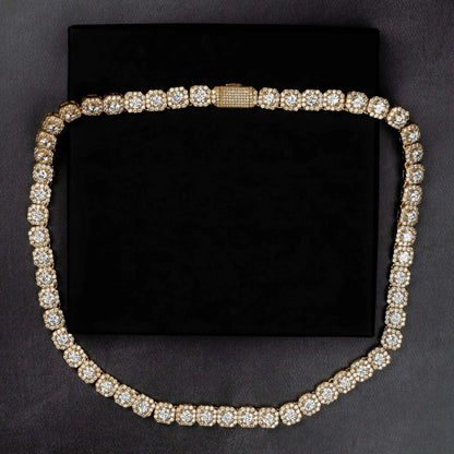 10mm Clustered Tennis Chain