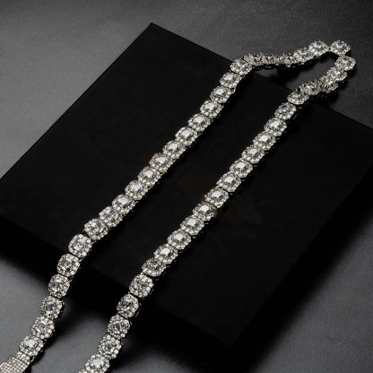10mm Clustered Tennis Chain
