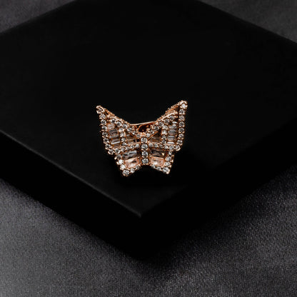 Iced Butterfly Ring