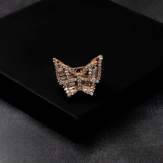 Iced Butterfly Ring
