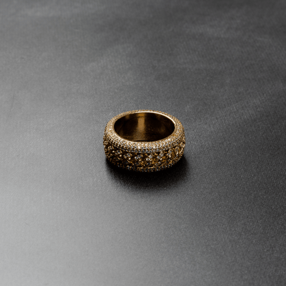 Iced Rotating Cuban Ring