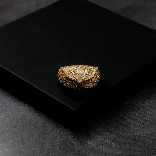 Iced Owl Ring