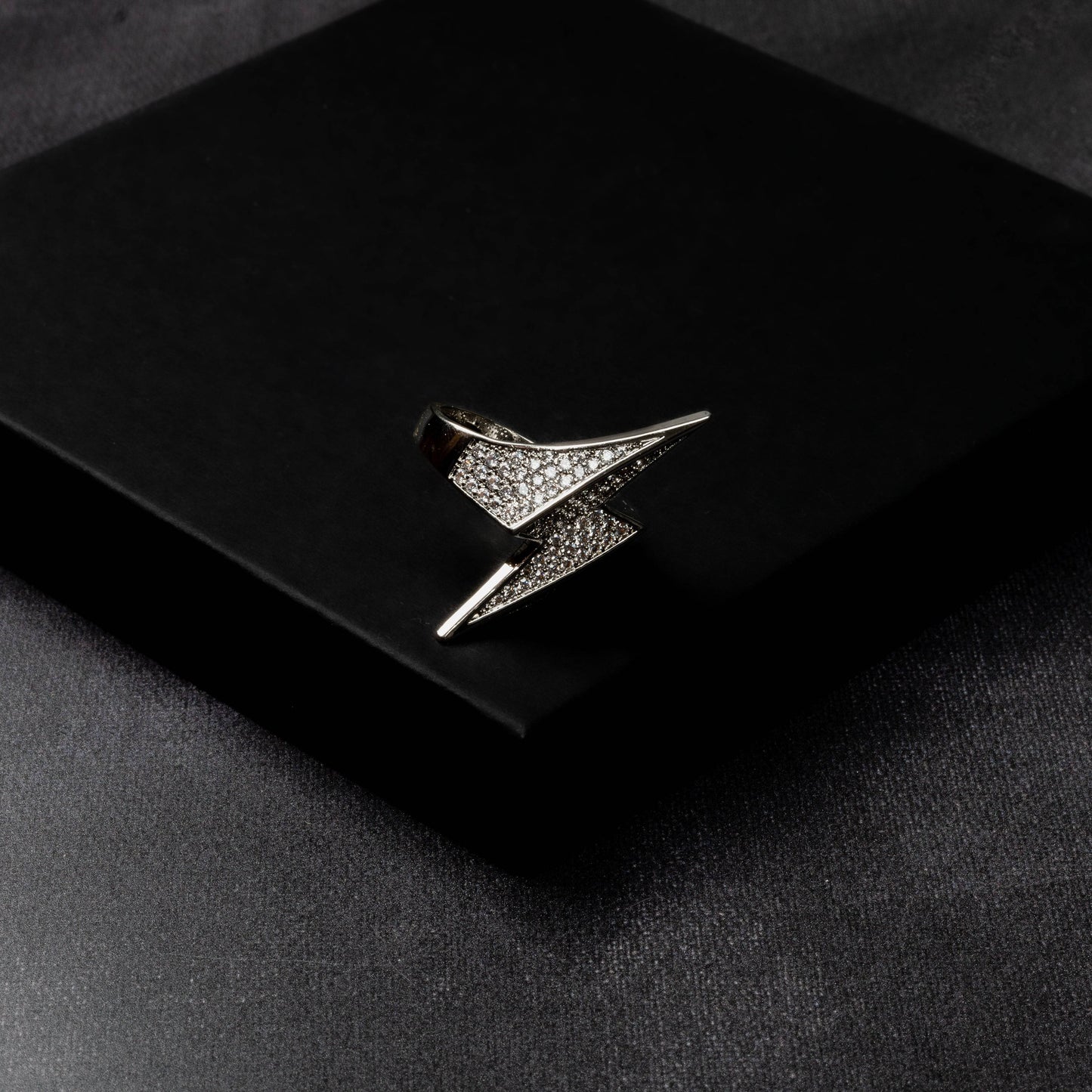 Iced Lightning Ring