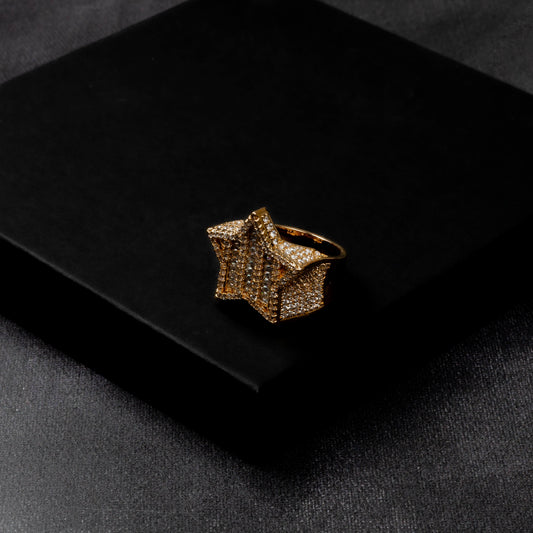 Iced Star Ring