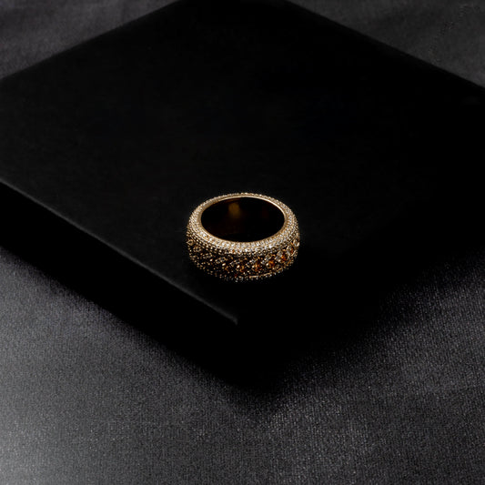 Iced Rotating Cuban Ring