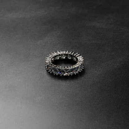 Iced Baguette Ring