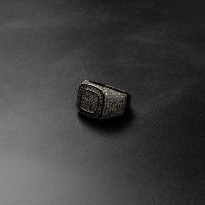 Iced Double Square Ring