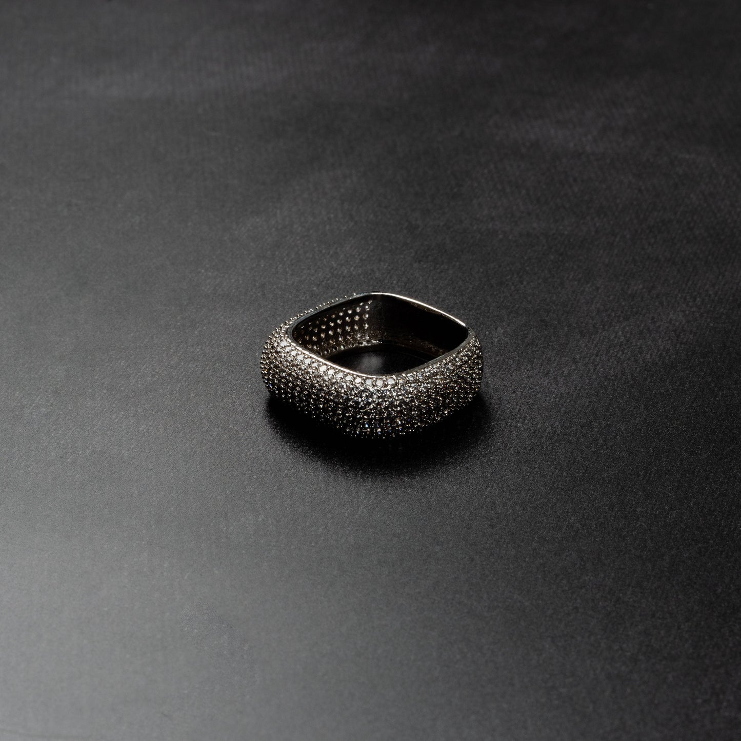 Iced Square Ring
