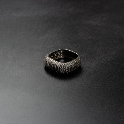 Iced Square Ring