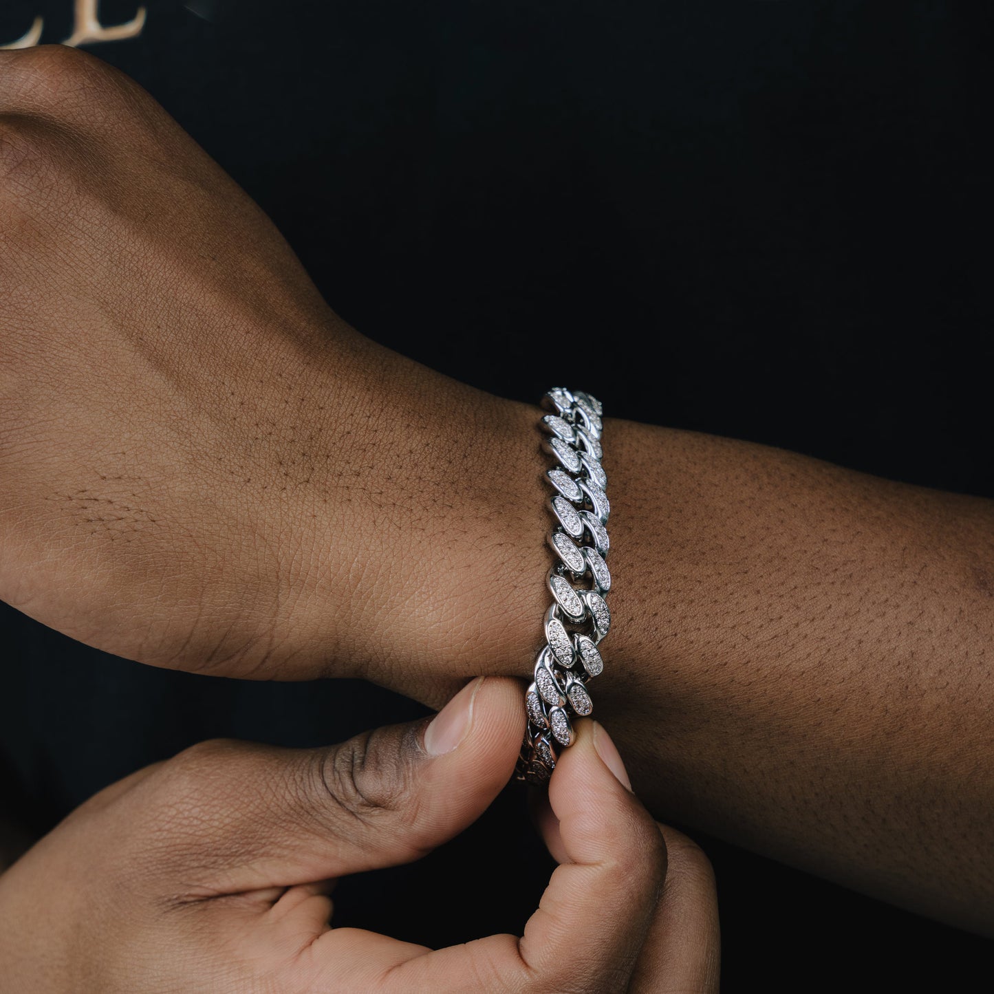 12mm Box Clasp Cuban Bracelet