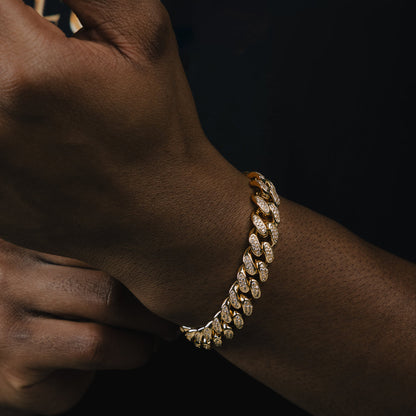 12mm Box Clasp Cuban Bracelet