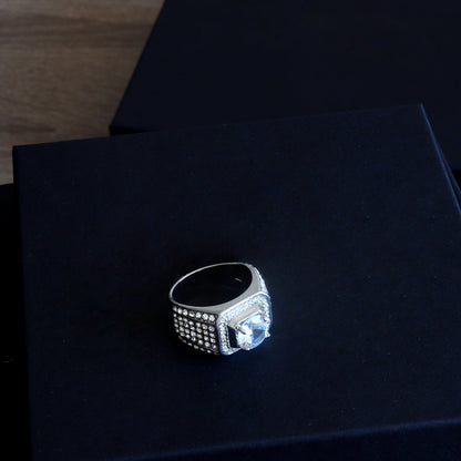 IceClique White Gold King Sized Diamond Ring