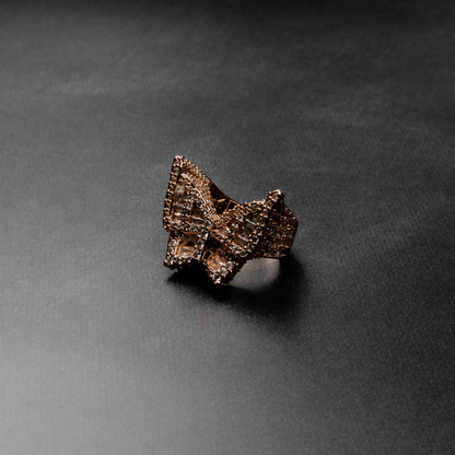 Iced Butterfly Ring