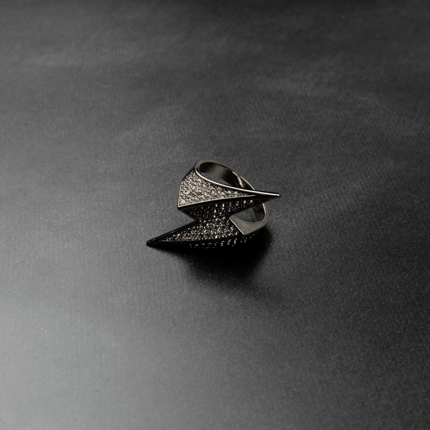 Iced Lightning Ring