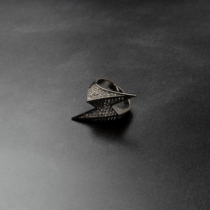 Iced Lightning Ring