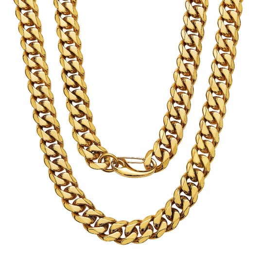 15mm titanium steel Cuban necklace