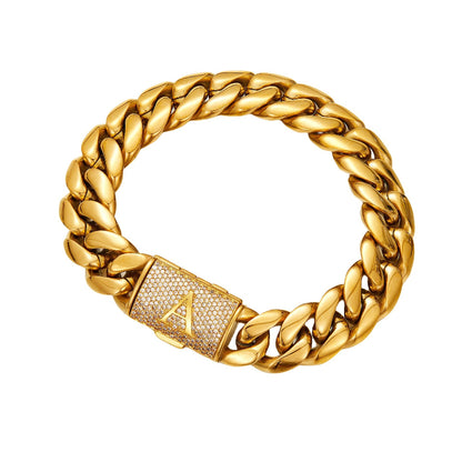 14mm 26-letter Cuban chain