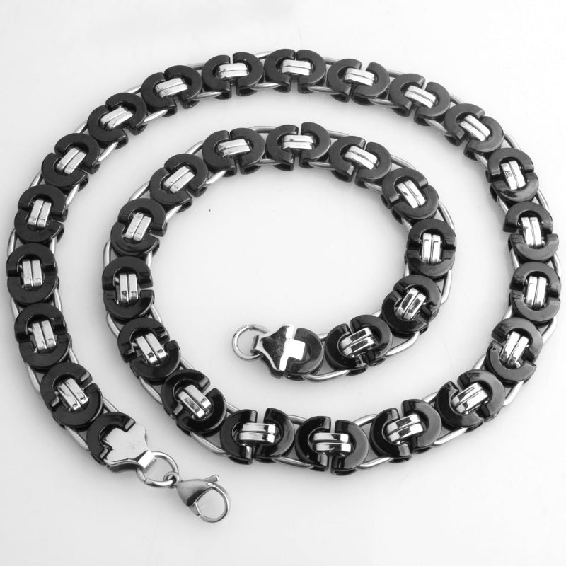 Flat ring clavicle chain