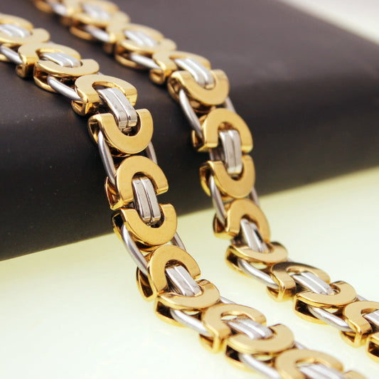 Flat ring clavicle chain