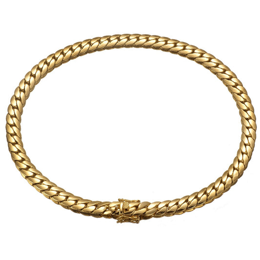 18K Gold Cuban Necklace